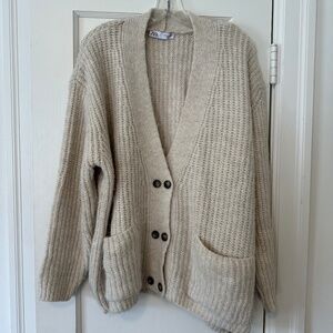 ZARA Women's Oversized Cardigan Size Sm